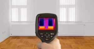 תמונה של מצלמה תרמית